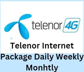 Telenor Internet Packages daily weekly 15 days monthly 2023