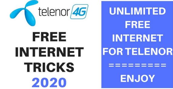 Telenor Free Internet Code 2019-2020 - 5GB - 10 GB - 50 GB