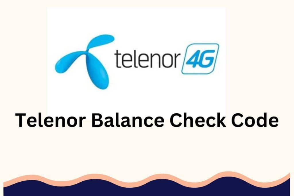 Telenor Balance Check Code