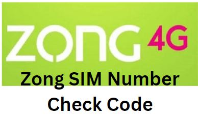 Zong SIM Number Check Code
