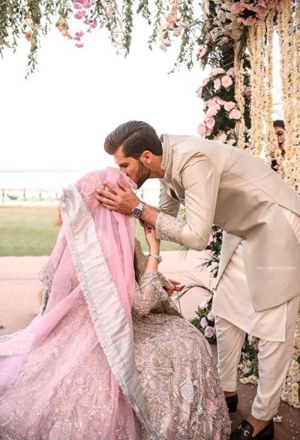 Shaheen Afridi wedding Pictures with Wife Ansha Afridi 5