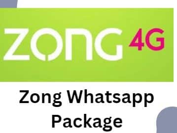 Zong Whatsapp Package 2024