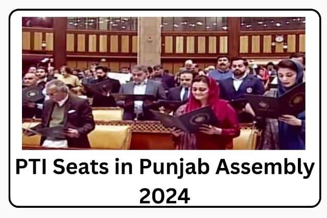 PTI Seats in Punjab Assembly 2024