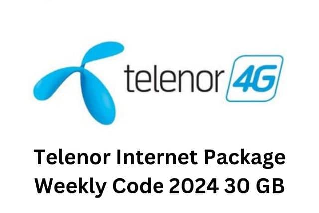Telenor Internet Package Weekly Code 2024 30 GB